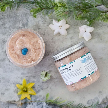 Foaming Pink Salt Scrub