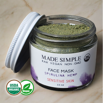 Spirulina Hemp Face Mask for Sensitive Skin