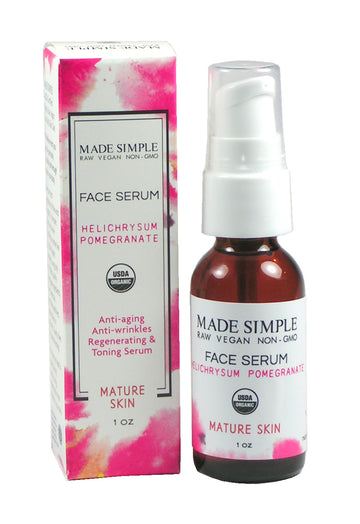 Helichrysum Pomegranate Face Serum for Mature Skin