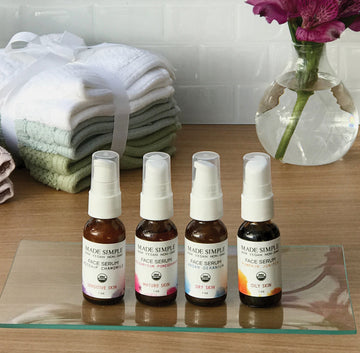 Argan Geranium Face Serum for Dry Skin