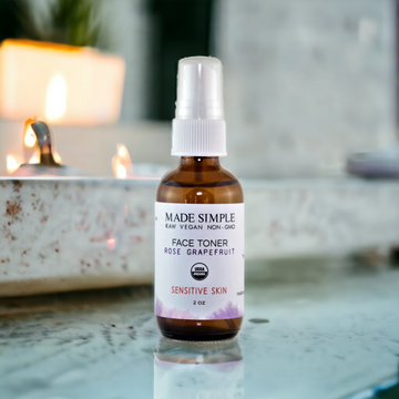 Rose Grapefruit Face Toner for Sensitive Skin