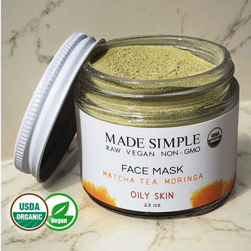 Matcha Tea Moringa Face Mask for Oily Skin