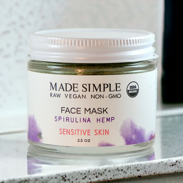 Spirulina Hemp Face Mask for Sensitive Skin