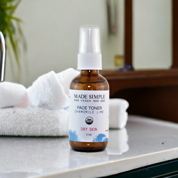 Chamomile Lime Face Toner for Dry Skin