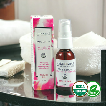 Helichrysum Pomegranate Face Serum for Mature Skin
