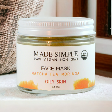 Matcha Tea Moringa Face Mask for Oily Skin