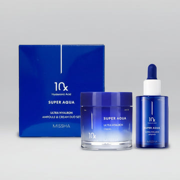 MISSHA Super Aqua Ultra Hyalron Ampoule & Cream Duo Set