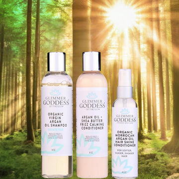 Organic Argan Oil Hair Treatment Trio Shampoo Conditioner