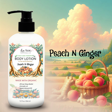Ginger Peach Organic Body Lotion