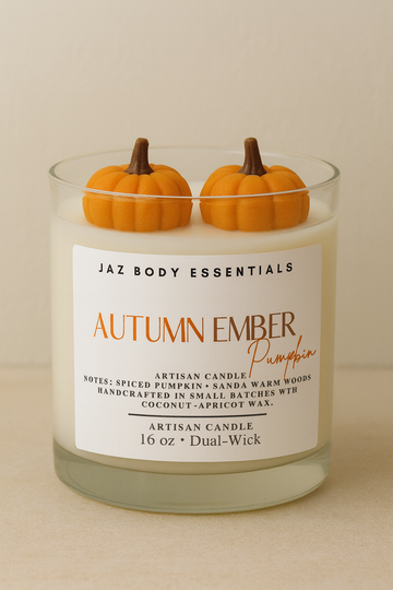 Autumn Ember Pumpkin Candle (16oz)