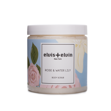 Rose & Water Lily Body Scrub with Dead Sea Salt 300ml