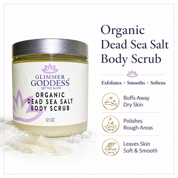 Organic Body Scrub with Dead Sea Salt & Shea Butter