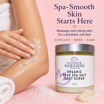 Organic Body Scrub with Dead Sea Salt & Shea Butter